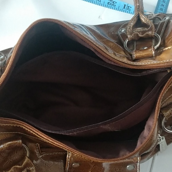 *JINRY* Women's Purse Gold 17"long 7.5 wide 10" strap - Picture 9 of 12